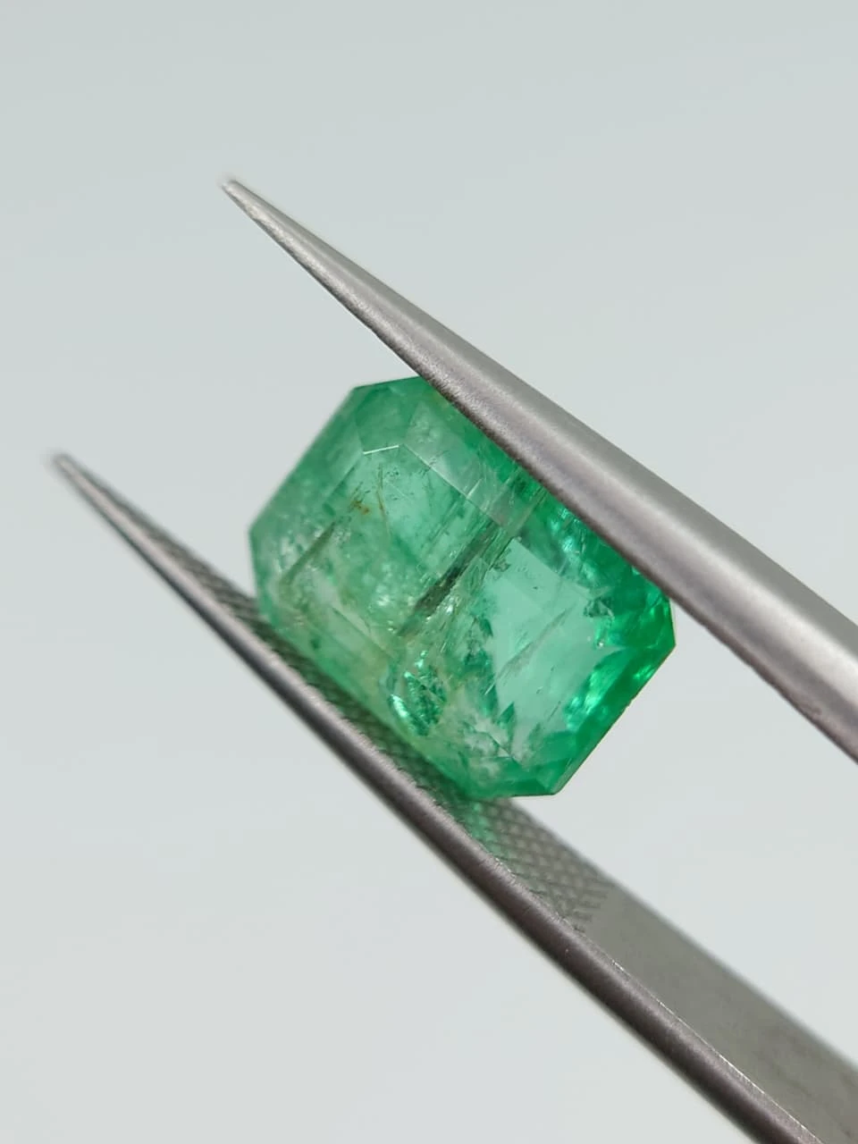 4.2ct Natural Octagon Faceted Panjshir Emerald from Afghanistan — view 6